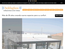 Tablet Screenshot of beldaglass.com